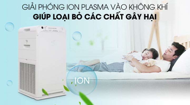 Công nghệ phóng điện của Daikin giúp lọc khí hiệu quả