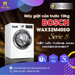 Máy Giặt Bosch WAX32M40SG Series 8