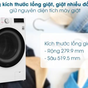 Máy giặt cửa trước LG Inverter 9 kg FV1409S4W
