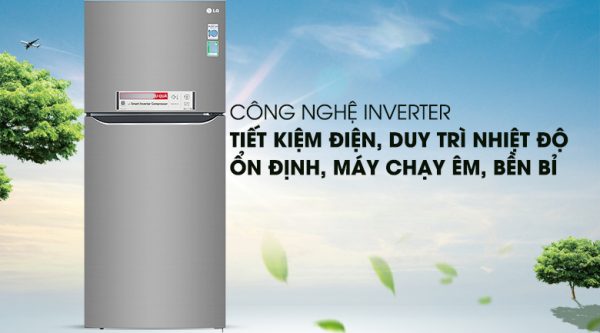 Tủ lạnh LG Inverter 393 lít GN-m422PS