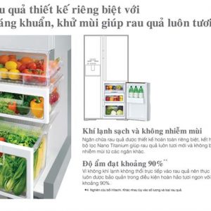 Tủ lạnh Hitachi Side by side 600 lít R-M700PGV2